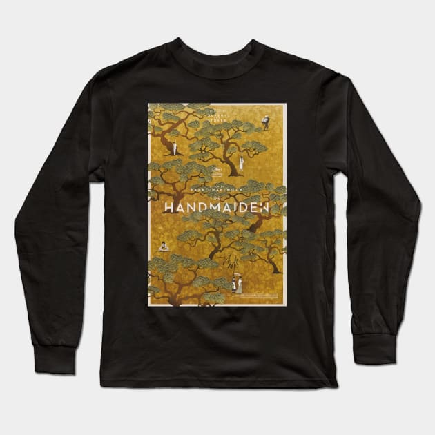 The Handmaiden Korean Movie Poster Long Sleeve T-Shirt by HipHopTees